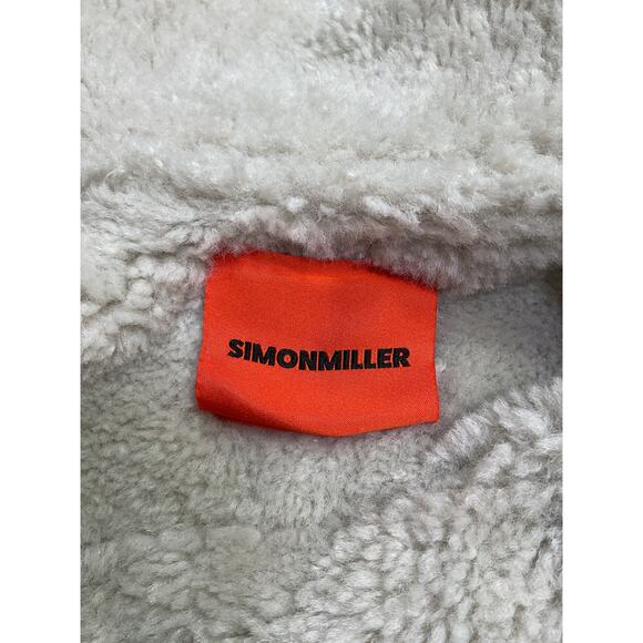 Simonmiller Midi Beige Polyester Jetz Coat Size S - Picture 4 of 5